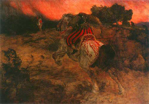 Astolf Rides off with the Head of Orills